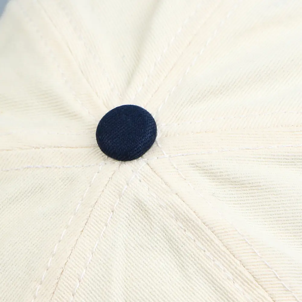 Women White Blue Embroidered Baseball Cap — feature 11