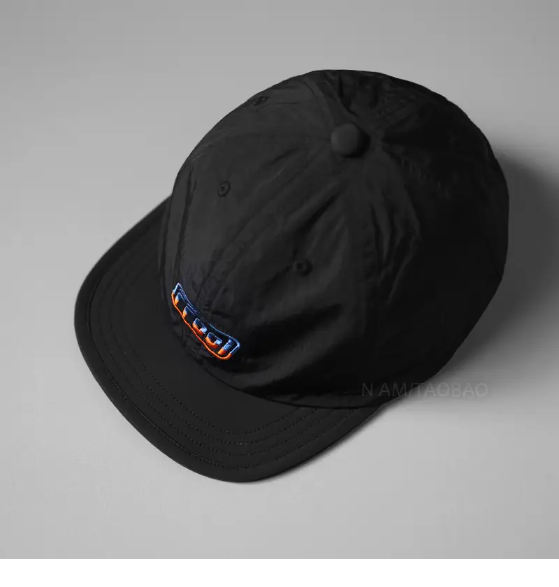 Men White Embroidered Cap with Logo — feature 11
