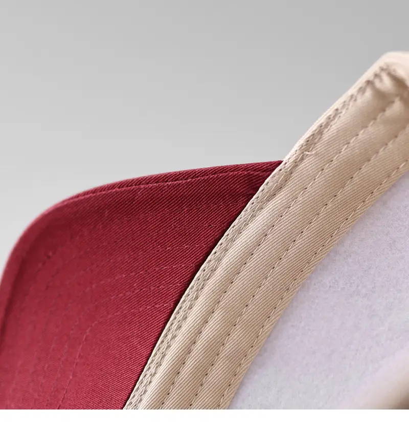 Men Pink Embroidered Baseball Cap Summer Sunshade — feature 11