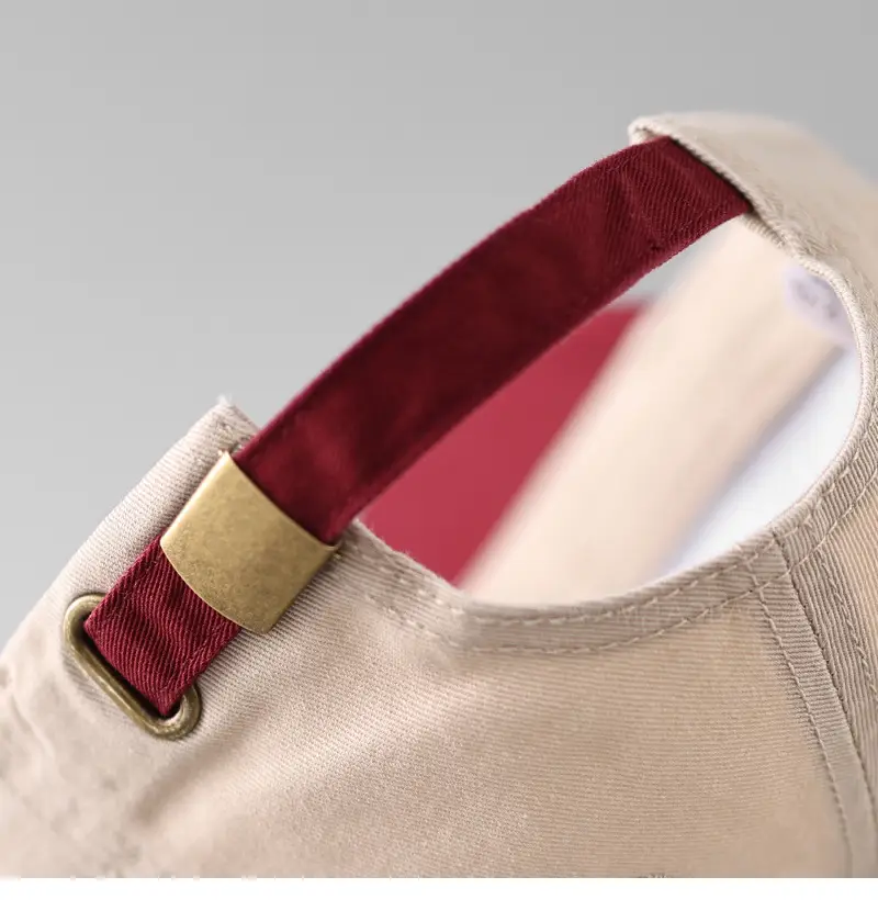 Men Pink Embroidered Baseball Cap Summer Sunshade — feature 12