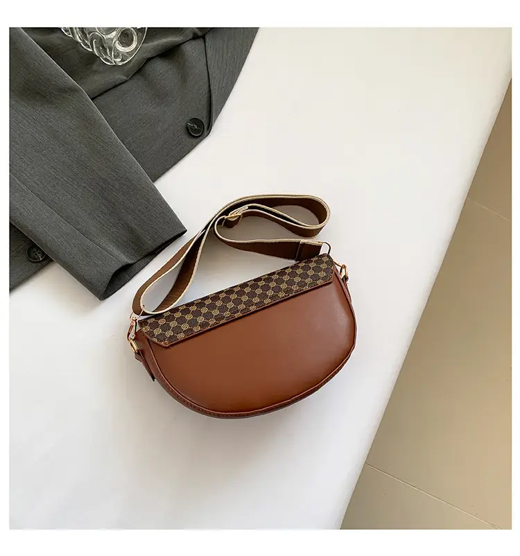 Women Leopard Print Shoulder Bag Brown 2025 — feature 49