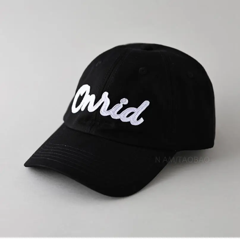 Men's White Embroidered Baseball Cap with "Trid" Design