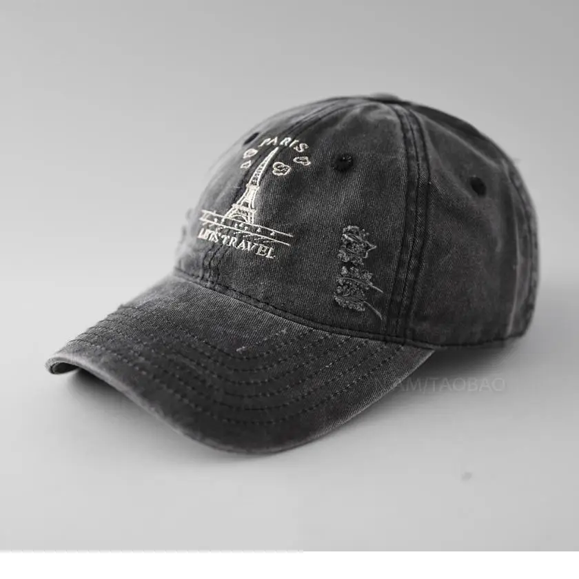 Korean Style Men's Baseball Cap Grey - Image 9