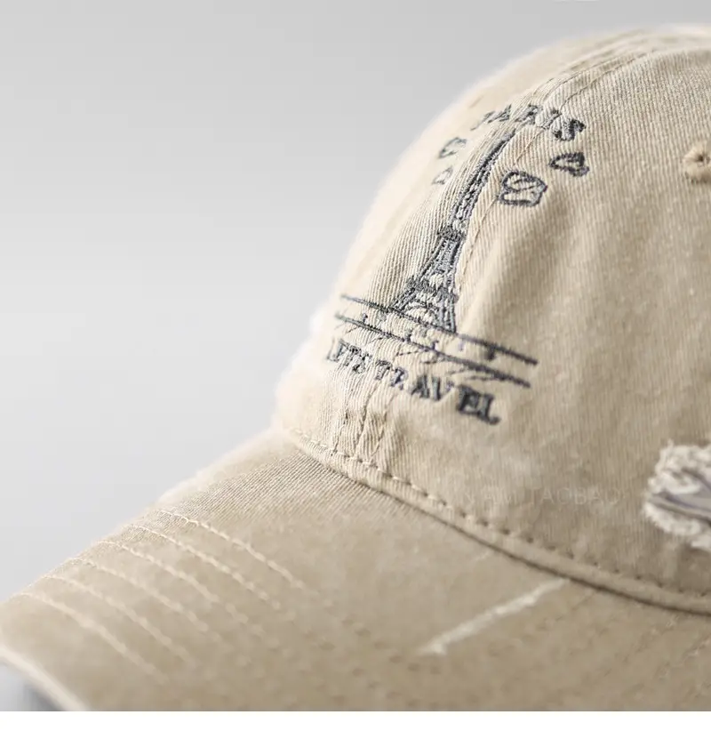 Korean Style Men's Baseball Cap Grey — feature 11