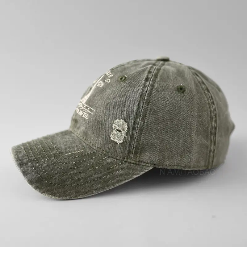 Korean Style Men's Baseball Cap Grey — feature 9