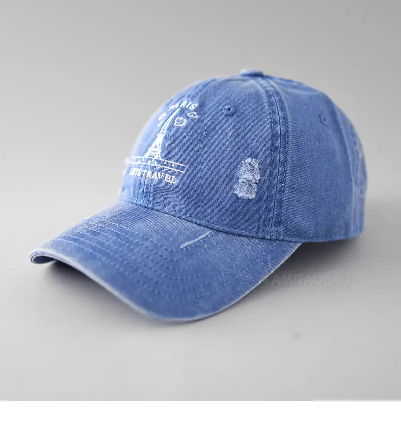 Korean Style Men's Baseball Cap Grey - Image 4