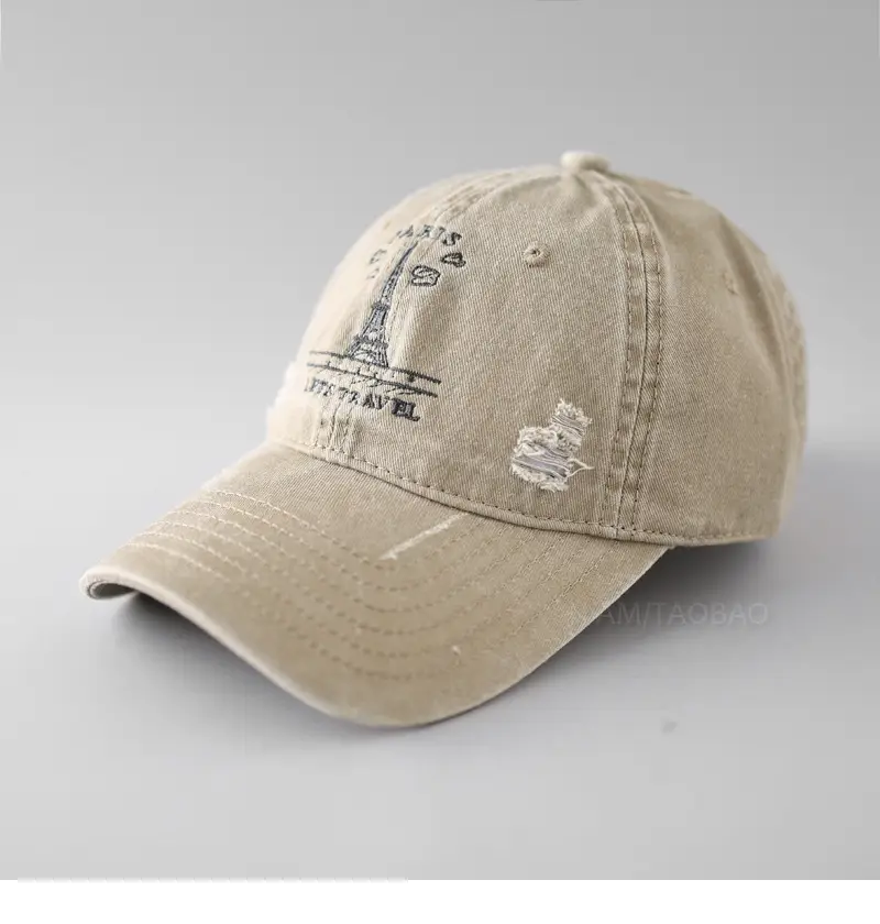 Korean Style Men's Baseball Cap Grey - Image 5