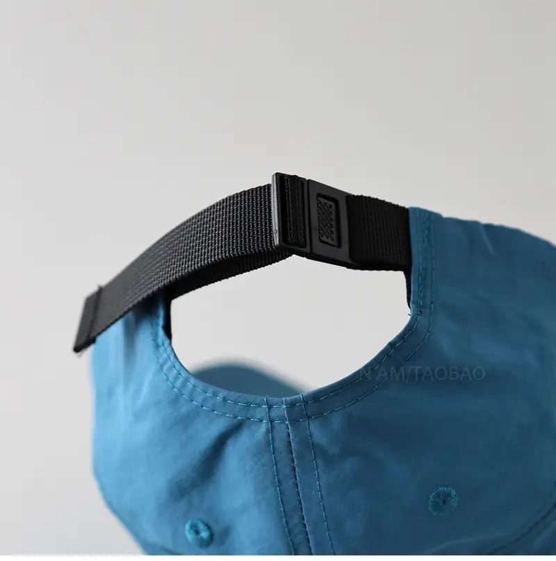 Men Blue Teal Baseball Cap with Embroidery — feature 12