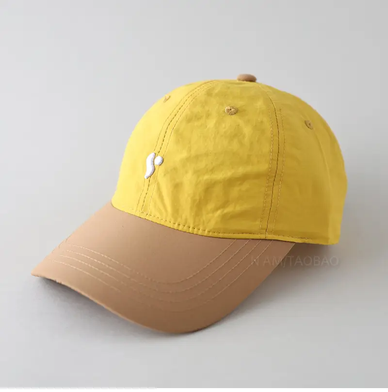 Men Blue Teal Baseball Cap with Embroidery