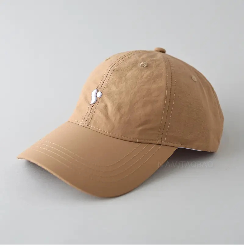 Men Blue Teal Baseball Cap with Embroidery