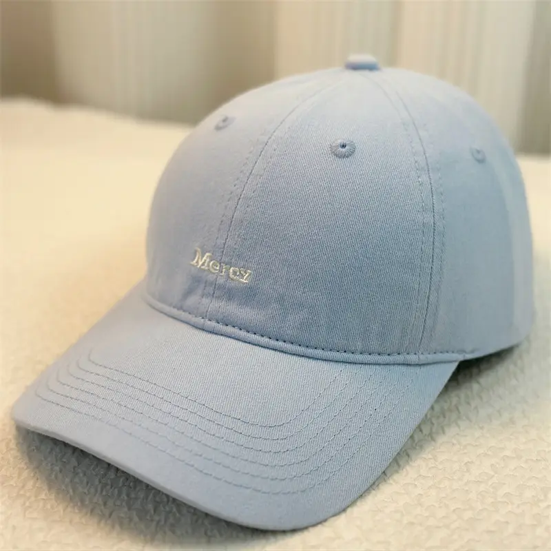 Blue Embroidered Baseball Cap for Men Women - Image 4