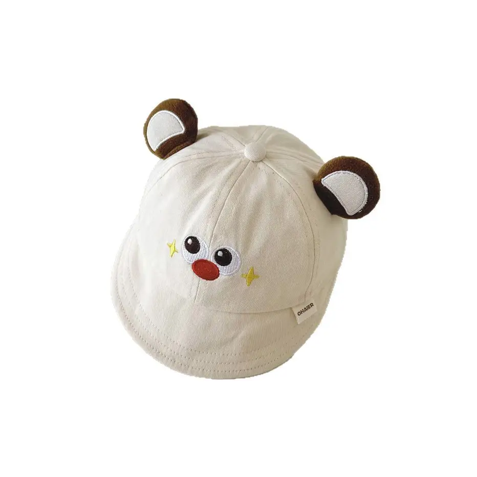 Baby Sun Hat with Bear Ears 2025 Spring Autumn Ins - Image 6