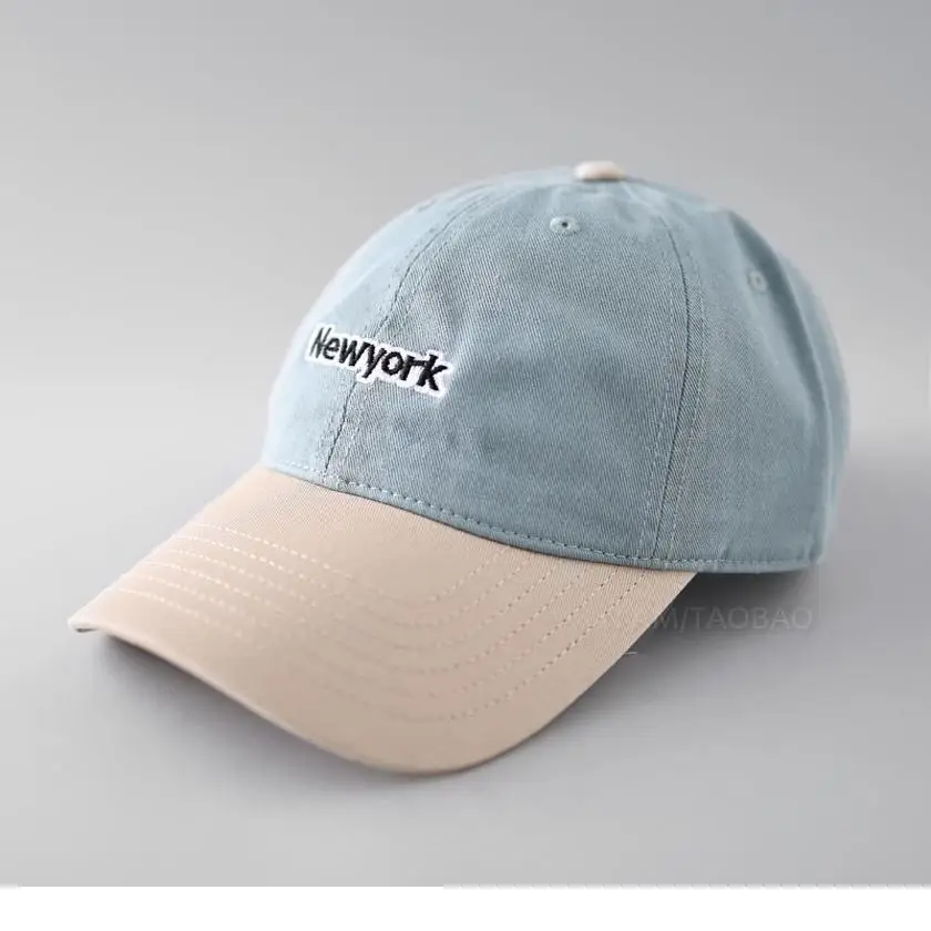 New York Letter Embroidered Baseball Cap Red Navy - Image 10