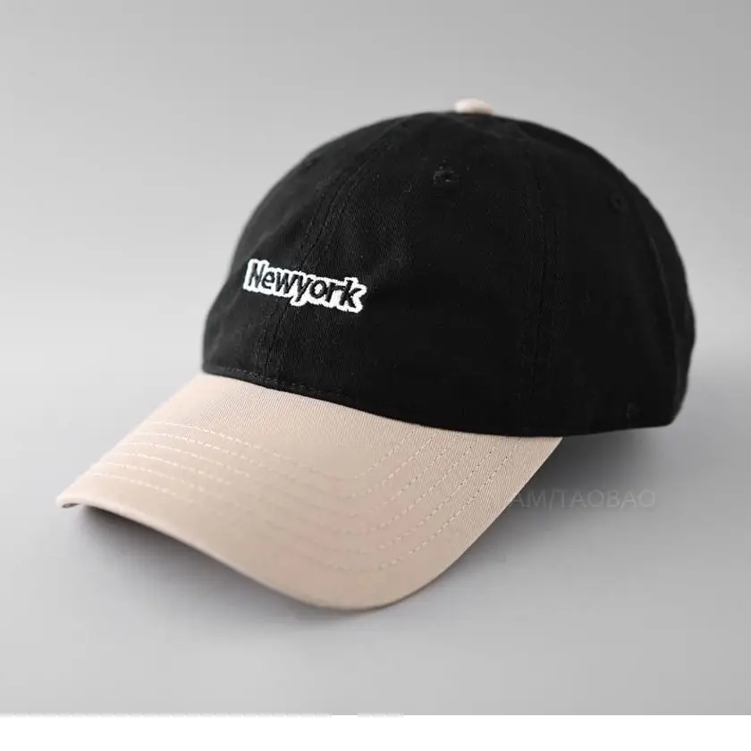 New York Letter Embroidered Baseball Cap Red Navy - Image 12