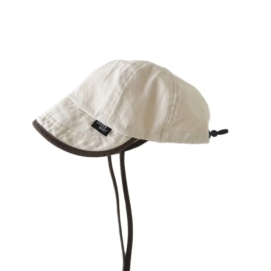 Beige Adjustable Baby Sun Hat 2025 - Image 9