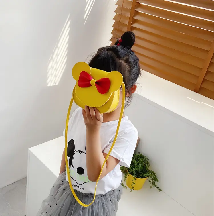 2025 Kids Cartoon Shoulder Bag Korean Style Yellow Bow — feature 13