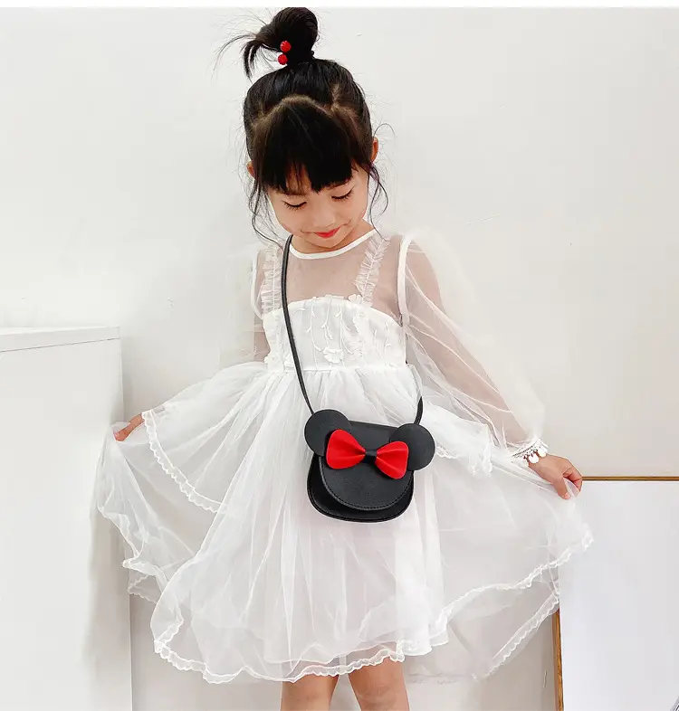 2025 Kids Cartoon Shoulder Bag Korean Style Yellow Bow — feature 6