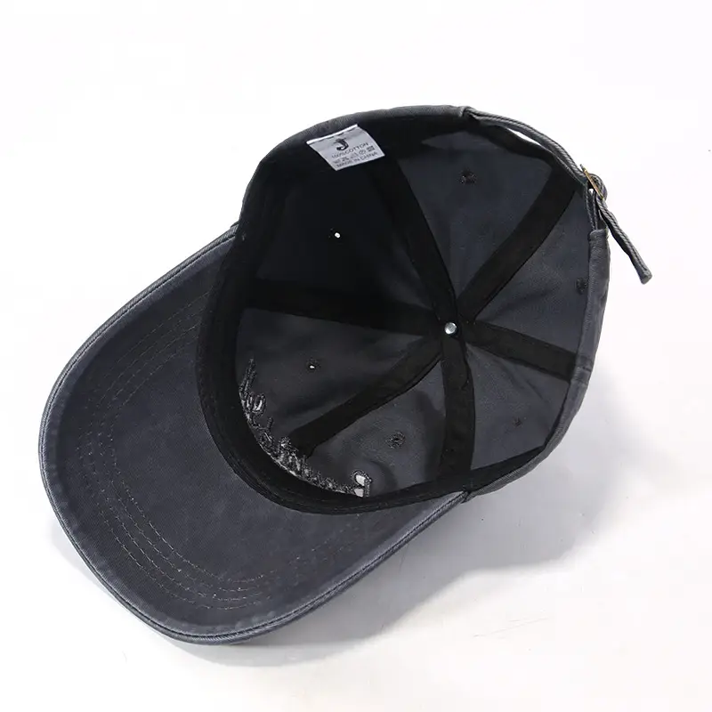 Washed Black Baseball Cap Women Spring Summer Sunscreen All-match - Image 9