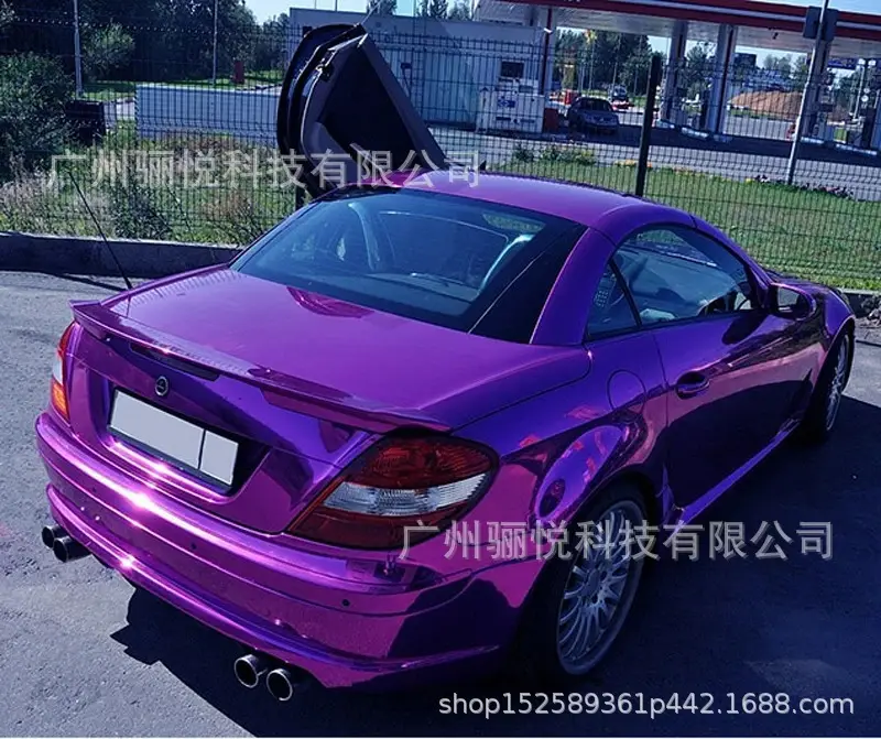 Car Color Change Mirror Plating Film Glossy Chrome Plating Sticker Car Film Tungsten Steel Black Car Film 10cm Wide — feature 19