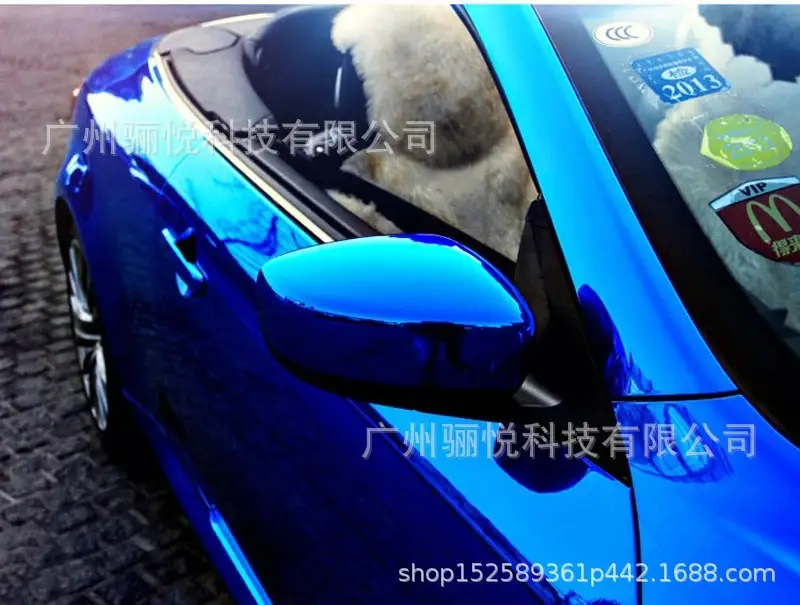Car Color Change Mirror Plating Film Glossy Chrome Plating Sticker Car Film Tungsten Steel Black Car Film 10cm Wide — feature 21