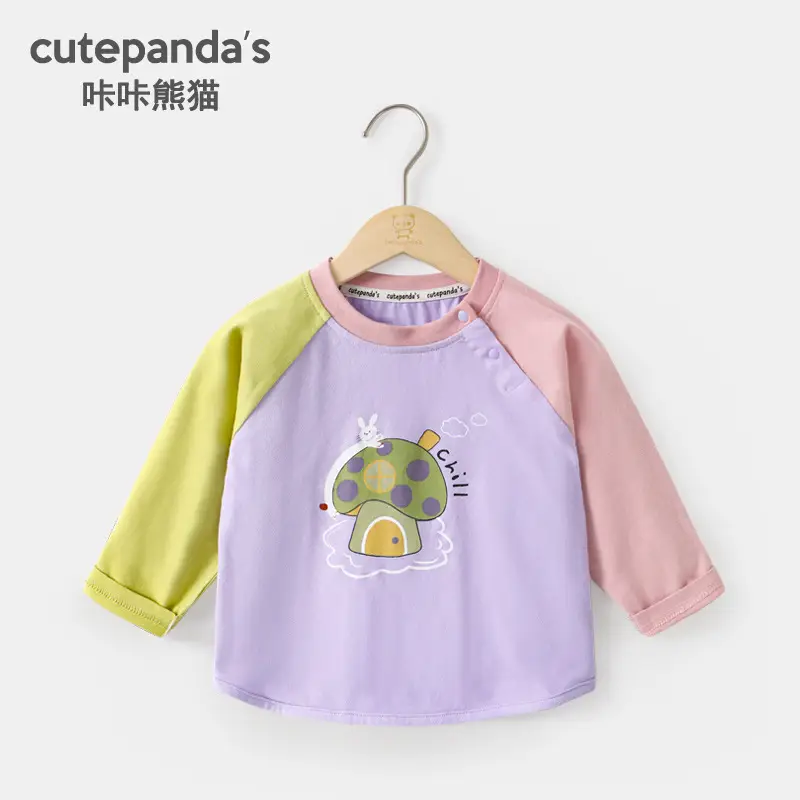 Kaka Panda Kids Long Sleeve T-Shirt Spring Outfit - Image 2