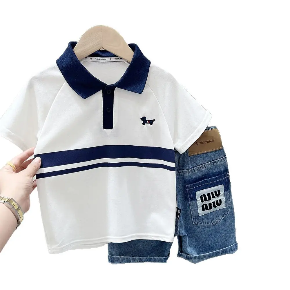 Boys Navy Polo Shirt 2025 Summer Top - Image 8