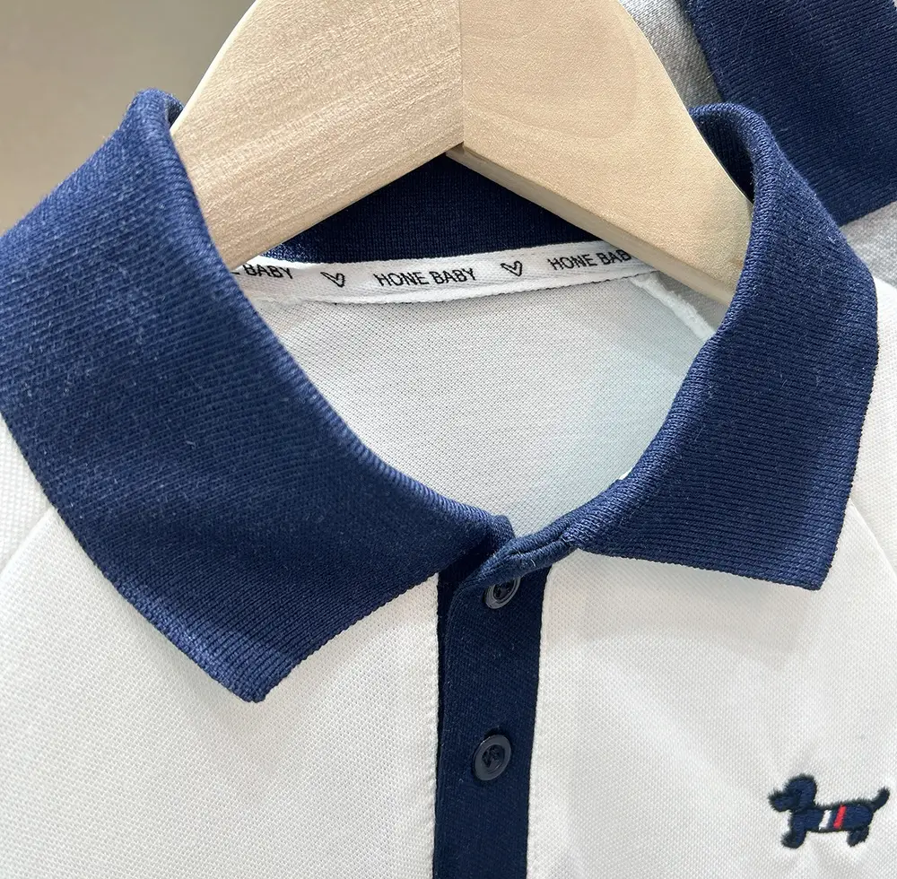 Boys Navy Polo Shirt 2025 Summer Top — feature 6