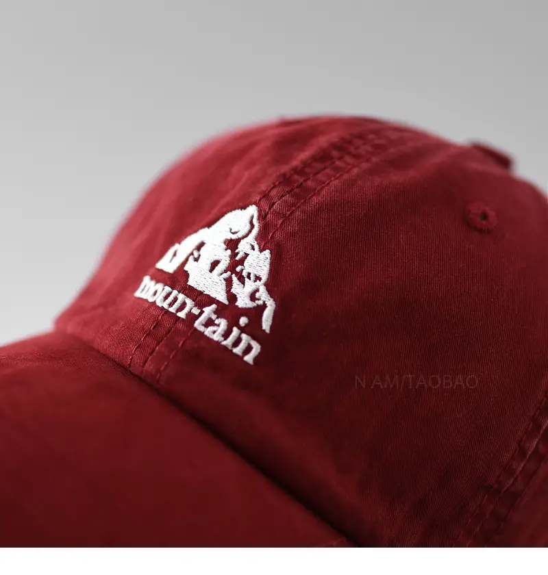 Pink Vintage Embroidered Baseball Cap for Men Women — feature 12