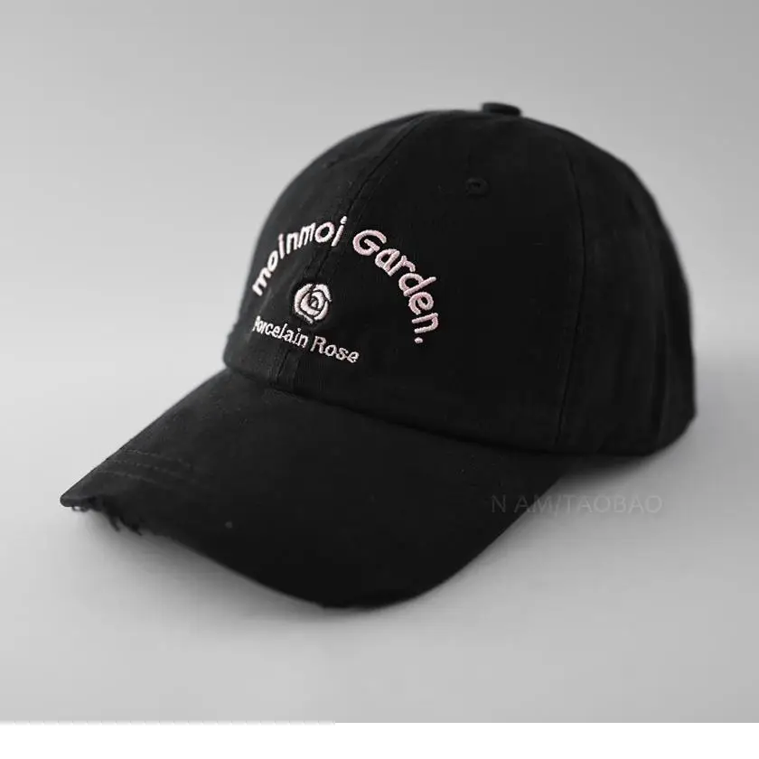 Pink Embroidered Baseball Cap for Women - Image 8