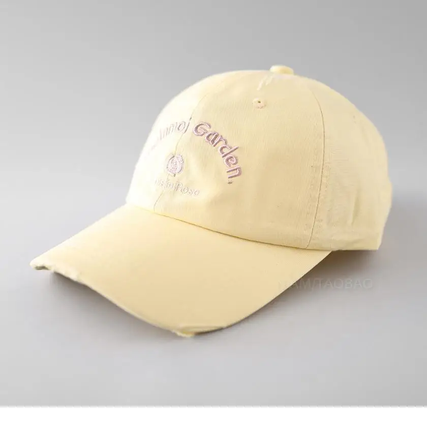 Pink Embroidered Baseball Cap for Women - Image 9