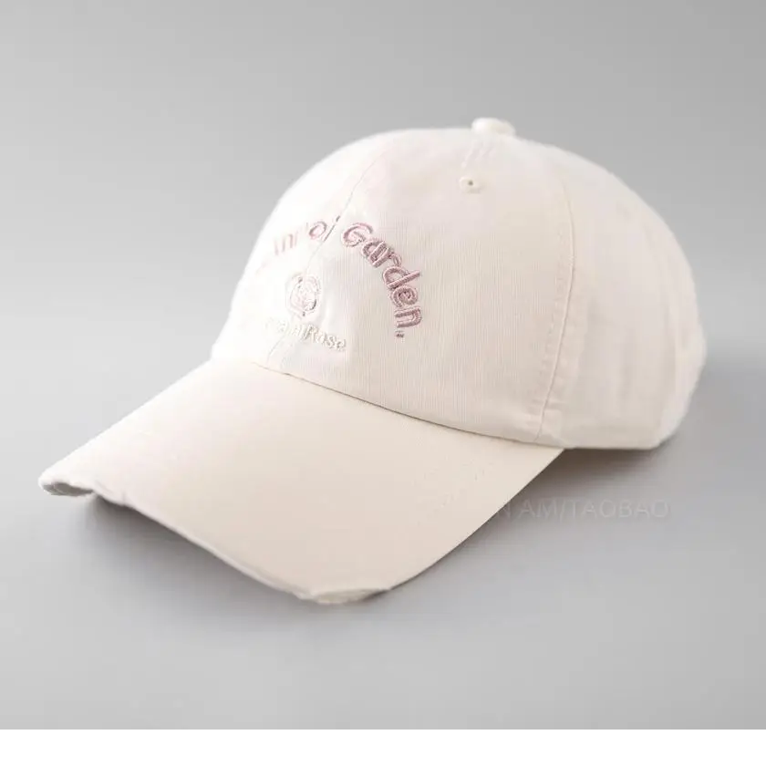 Pink Embroidered Baseball Cap for Women - Image 10