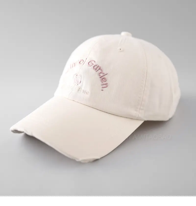 Pink Embroidered Baseball Cap for Women - Image 5