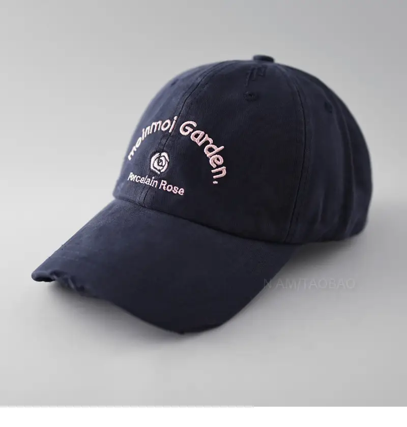 Pink Embroidered Baseball Cap for Women - Image 7