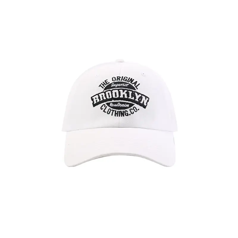Women's Black Embroidered Curved Eave Cap - Image 7