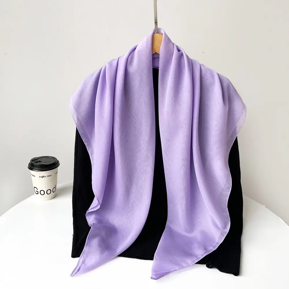 Cross-Country Silk Scarf 2025 Spring New Green — feature 31