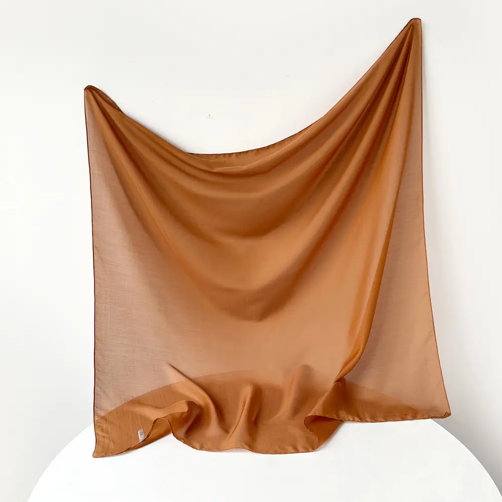 Cross-Country Silk Scarf 2025 Spring New Green - Image 5