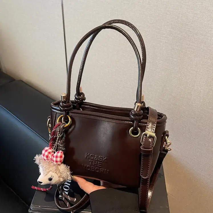 Retro Bucket Bag Women's 2025 New Niche Design - Image 8