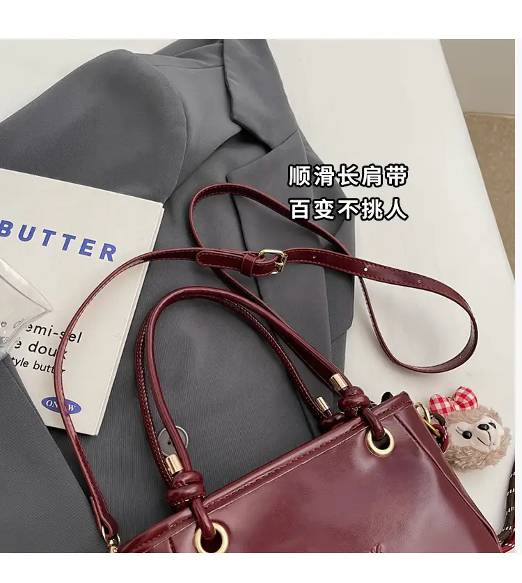 Retro Bucket Bag Women's 2025 New Niche Design — feature 4