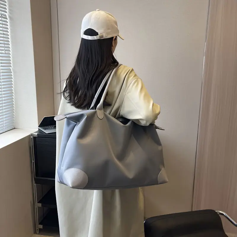 Large Capacity Pink Travel Tote Bag for Women