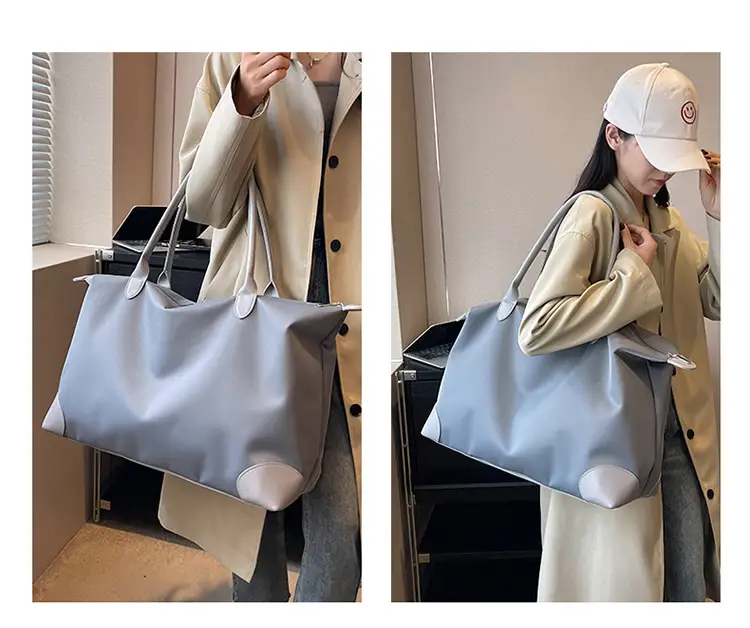 Large Capacity Pink Travel Tote Bag for Women — feature 20