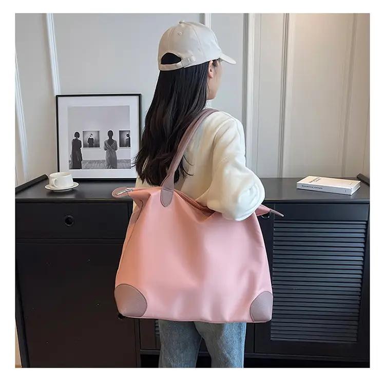 Large Capacity Pink Travel Tote Bag for Women — feature 33