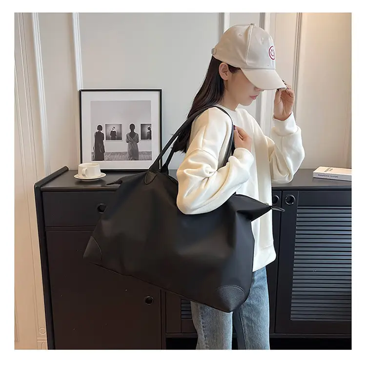 Large Capacity Pink Travel Tote Bag for Women — feature 36