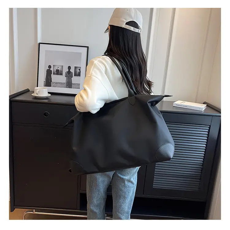 Large Capacity Pink Travel Tote Bag for Women — feature 38