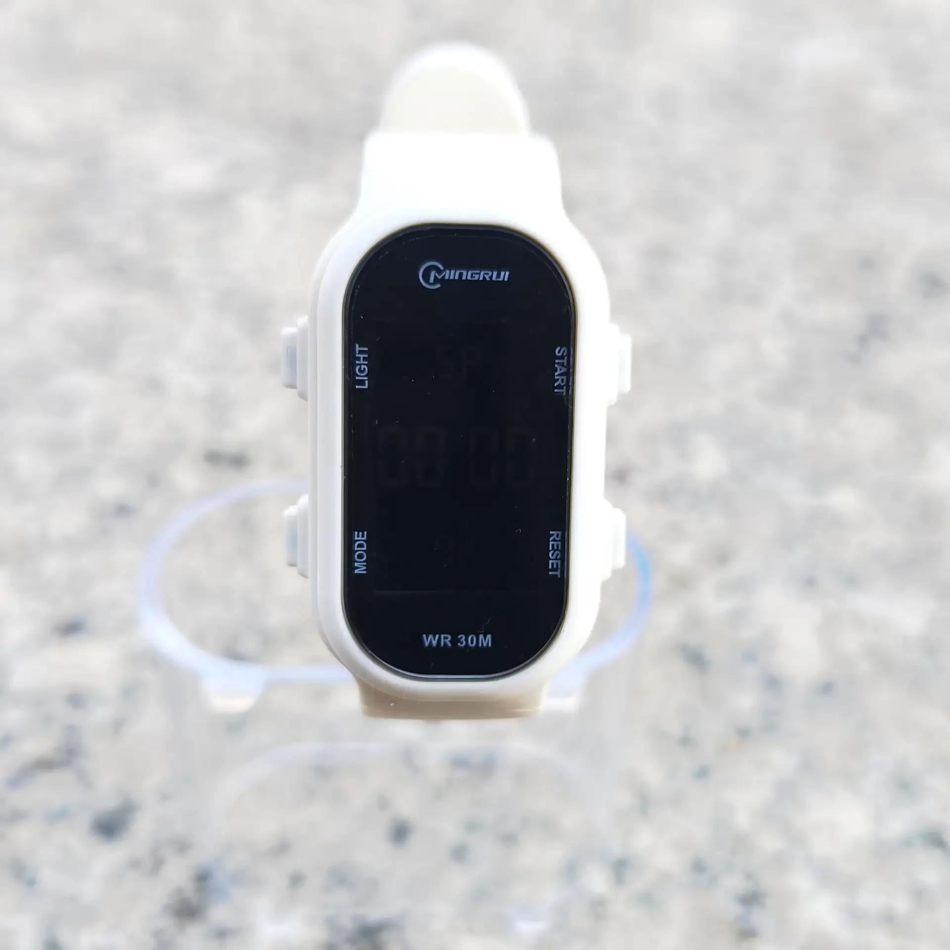 White Waterproof Digital Watch for Kids Girls Sports - Image 2