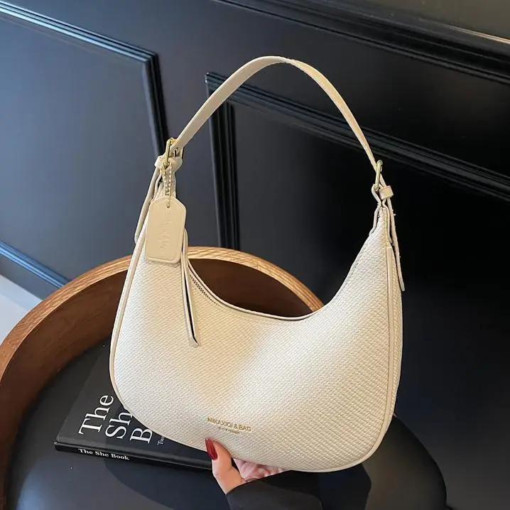 Women's Black Mesh Shoulder Bag 2025 New