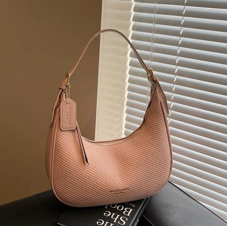 Women's Black Mesh Shoulder Bag 2025 New