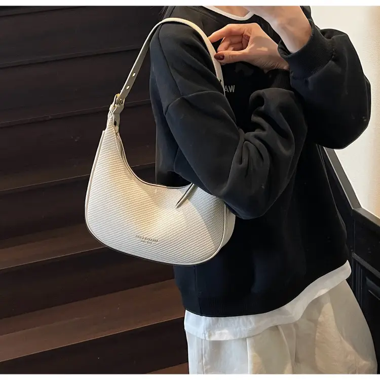 Women's Black Mesh Shoulder Bag 2025 New — feature 18