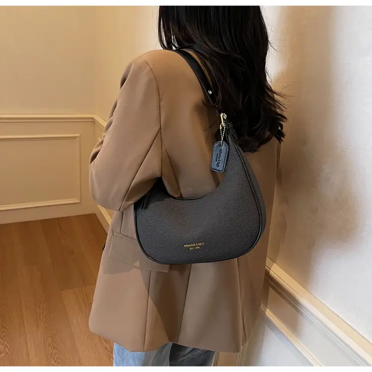 Women's Black Mesh Shoulder Bag 2025 New — feature 22