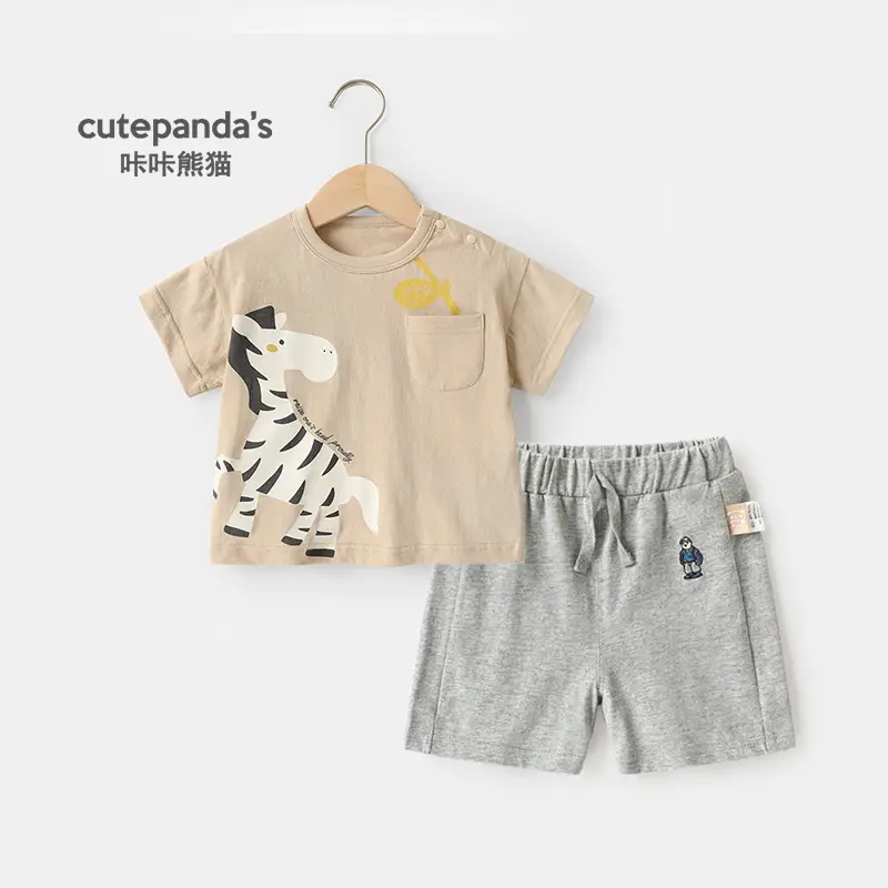 Baby T-shirt Set Pink Summer Casual for Girls - Image 7
