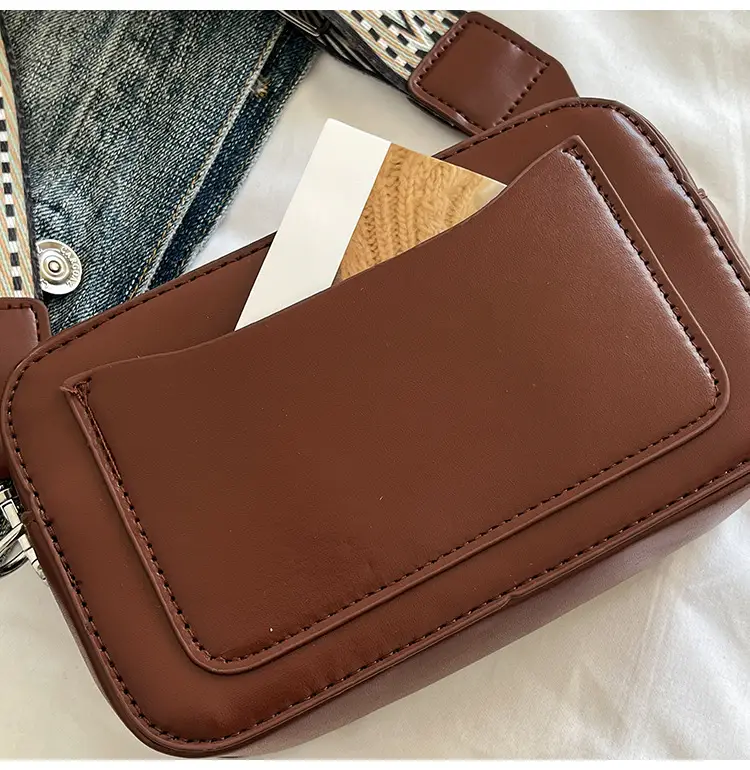 Red Lettered Women's Crossbody Bag with Wide Strap — feature 14